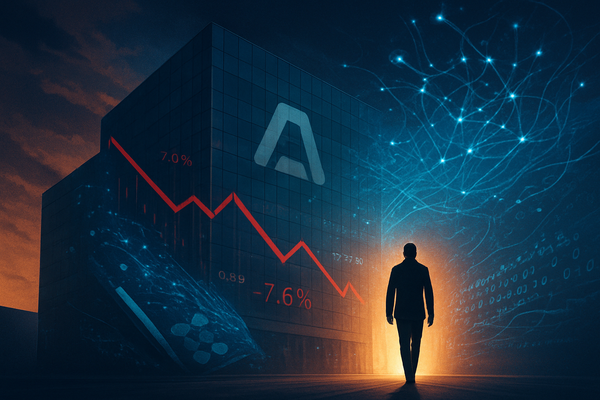 Adobe Shares Plunge 7.6% as CEO Shantanu Narayen Steps Down Amid AI Rivalry Fears