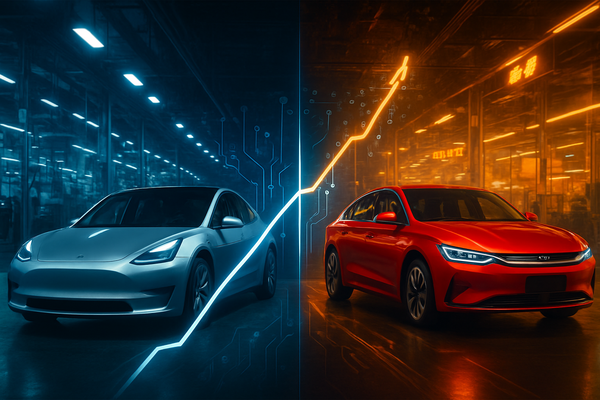 The Changing of the Guard: BYD Solidifies Global Lead as Tesla Faces a 'Missing Year' in 2026