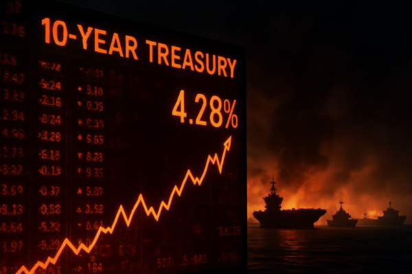Bond Market Shock: 10-Year Treasury Yield Surges to 4.28% as 'War Premium' Rattles Global Finance