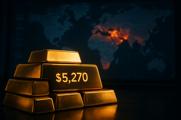 Gold Smashes Records: $5,270/oz as Middle East Conflict Ignites Global Flight to Safety