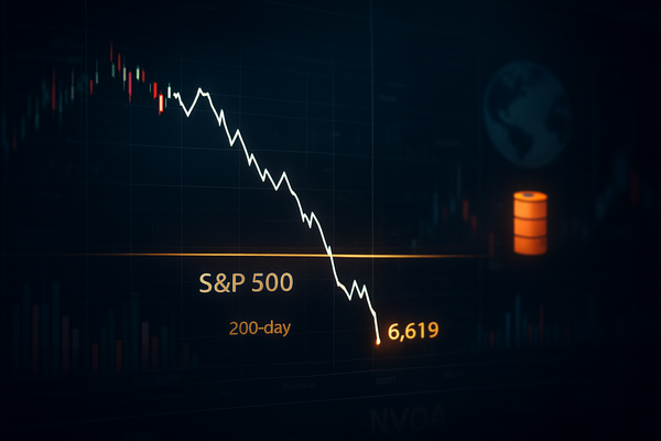 S&P 500 Teeters Near Critical 200-Day Average as Retreat from 7,000 Milestone Deepens
