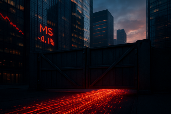 Liquidity Gates Slam Shut: Morgan Stanley Shares Tumble as Private Credit Cracks Widen