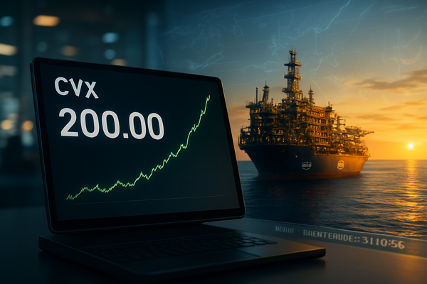 Chevron Shares Hit $200 as Hess Integration and $110 Oil Prices Redefine the Energy Market