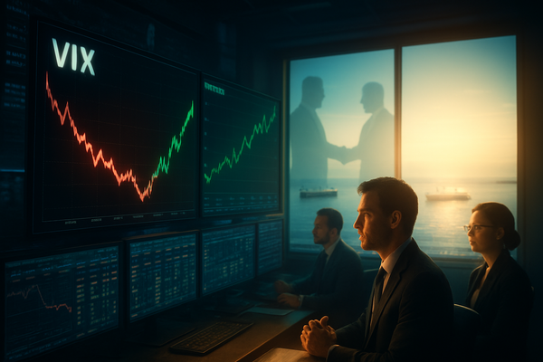 Wall Street’s ‘Fear Gauge’ Retreats: VIX Tumbles 13.5% as Middle East Diplomatic Breakthrough Eases Market Panic