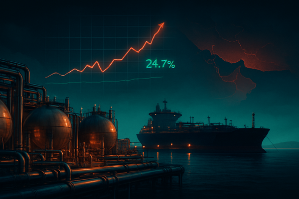 Natural Gas Price Shock: US Import Prices Jump 24.7% in February