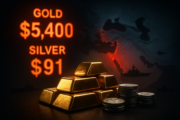 Historic Spike in Gold and Silver: Precious Metals Hit All-Time Highs Amid Middle East Conflict