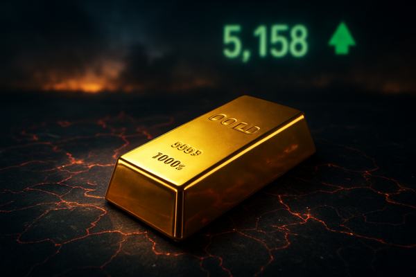 The Golden Fortress: Gold Hits $5,158 as Middle East Conflict Reaches a Fever Pitch