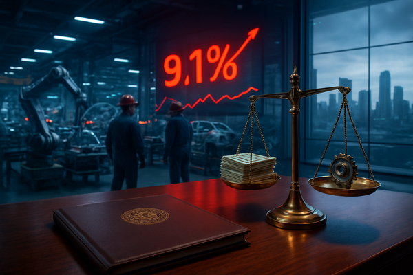 Labor Cost Spike: US Unit Labor Costs Jump 4.4%, Complicating Inflation Fight