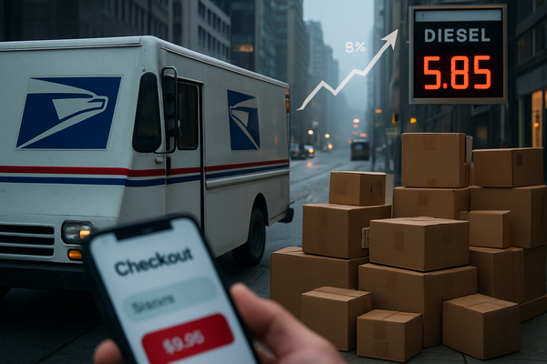 USPS Breaks Precedent with 8% Package Surcharge as Sticky Inflation Squeezes E-Commerce