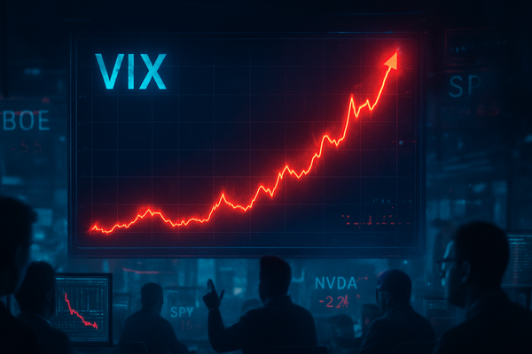 Fear Returns to Wall Street: VIX Surges 12% to 22.40 as Investors Brace for Crucial March Data