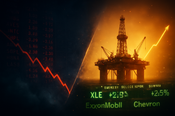 Energy Defies the Gravity of a Market Crash: XLE Surges as Crude Hits Triple Digits