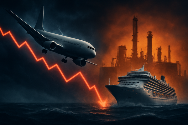 Fuel Shock: Travel Stocks Plunge as Crude Hits Two-Year High, Squeezing Margins for Airlines and Cruise Lines