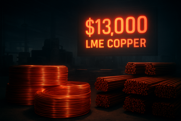 Copper’s Standoff: $13,000 'Price Rejection' in China Paralyzes Physical Market