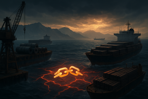 Steel Silk Road Severed: China’s Global Export Engine Stalls at the Strait of Hormuz