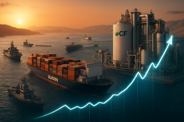 Nitrogen Crisis: CF Industries Surges as Hormuz Blockade Chokes Global Supply