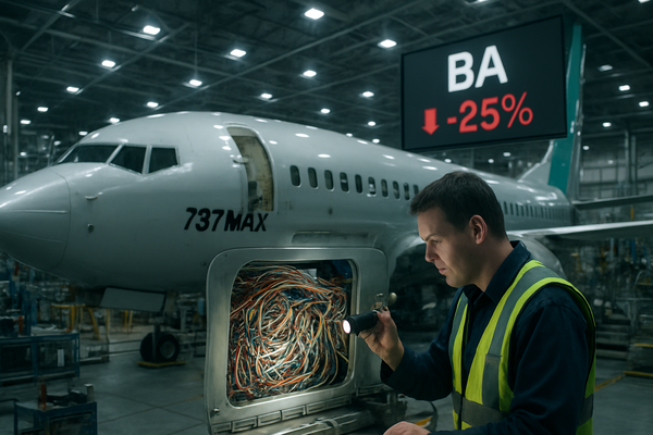 Boeing Shares Plunge as New Wiring Defect Halts 737 MAX Deliveries