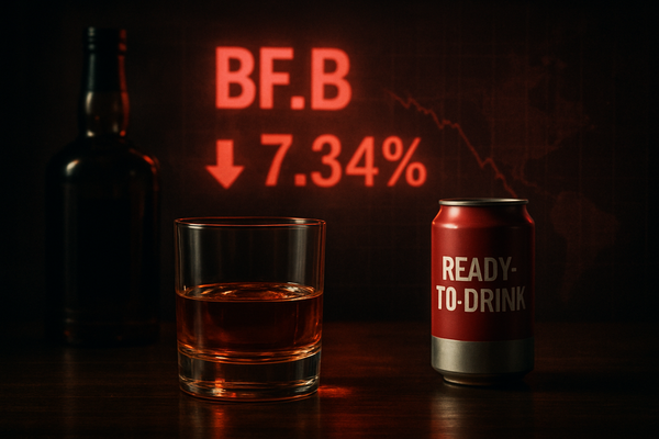 Whiskey Woe: Brown-Forman Shares Tumble 7% as the Post-Pandemic Spirit Slump Lingers