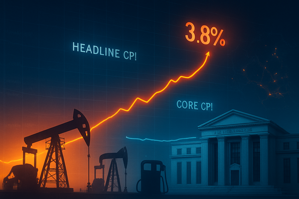 Energy Surge Drives March CPI to 3.8% as Fed Signals 'Patient' Path Amid Middle East Tensions