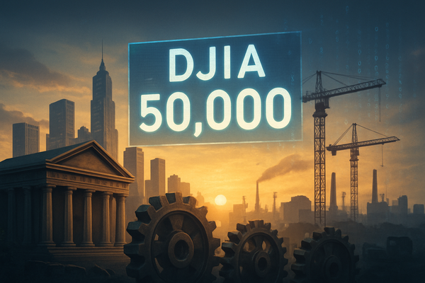 Blue-Chip Renaissance: Dow Jones Flirts with 50,000 as Investors Pivot to 'Atoms Over Bits'
